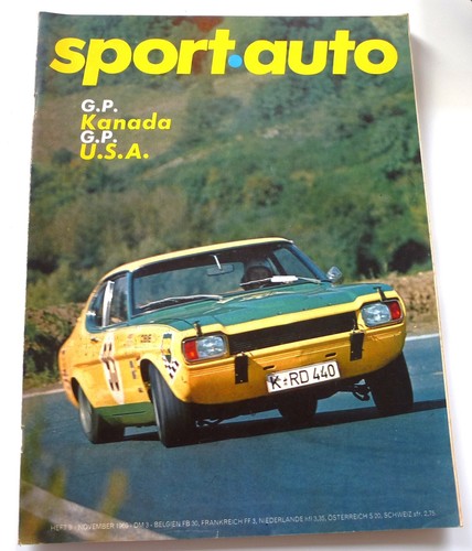 Sport auto nov 1969 - auto, gp