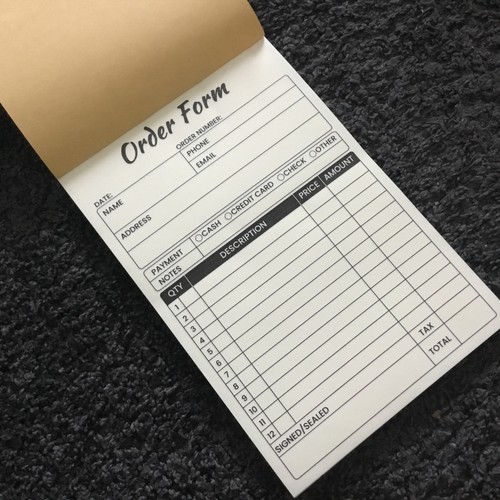 Pad carbonated order forms - carbonated,