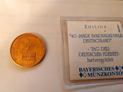 Medaille deutschland politik - medaille,