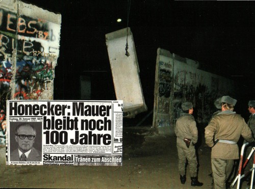 Berlin abriß der - mauer, nach