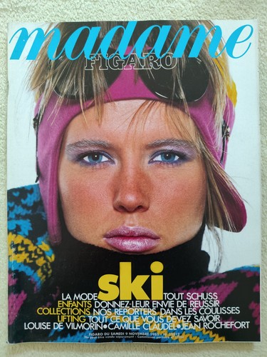 Madame figaro nov 1983 ski - nov,