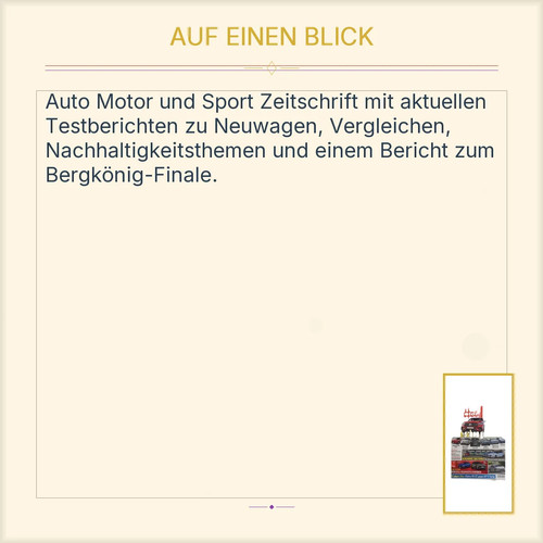 Auto motor und - auto, 9.