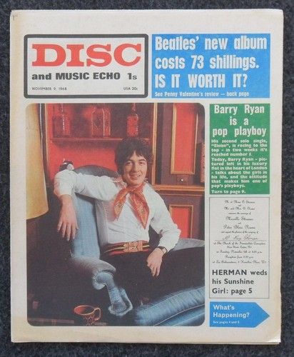 Disc and music echo - echo, nov