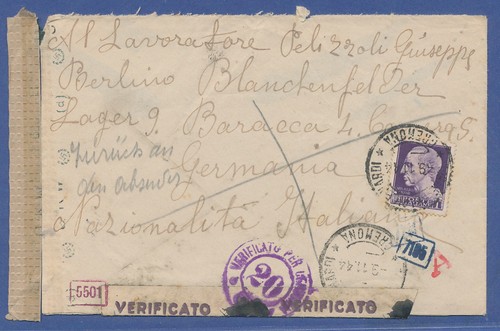 Brief aus italien kgf - aus,