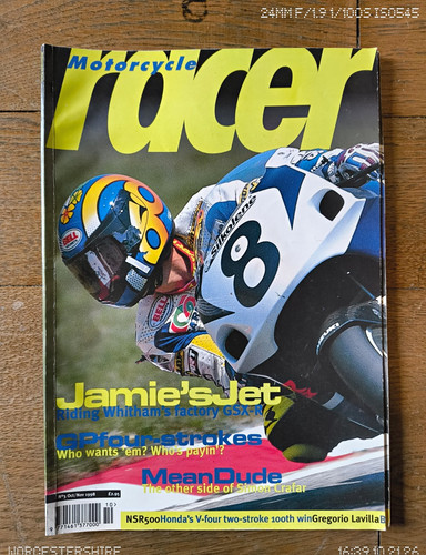 Motorcycle racer magazine - racer,